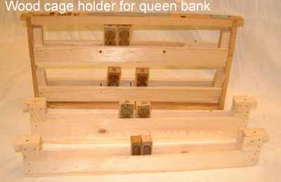 wood cage holder picture