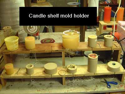Candle mold holder picture