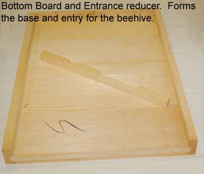 bee hive bottom board picture