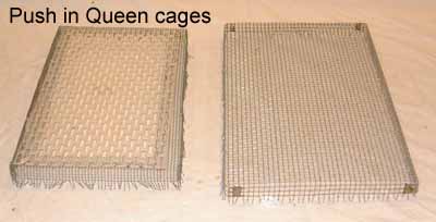 push in queen confignment cage picture