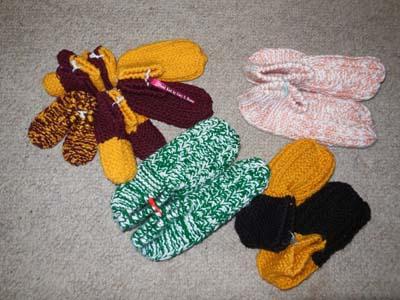picture of knit slippers
